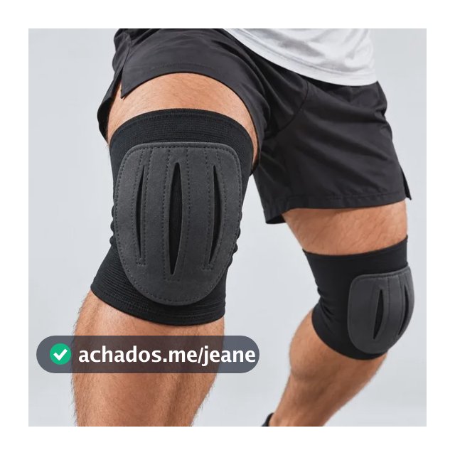 Joelheira Esportiva Adulto Com Feltro Impacto Progne Sports