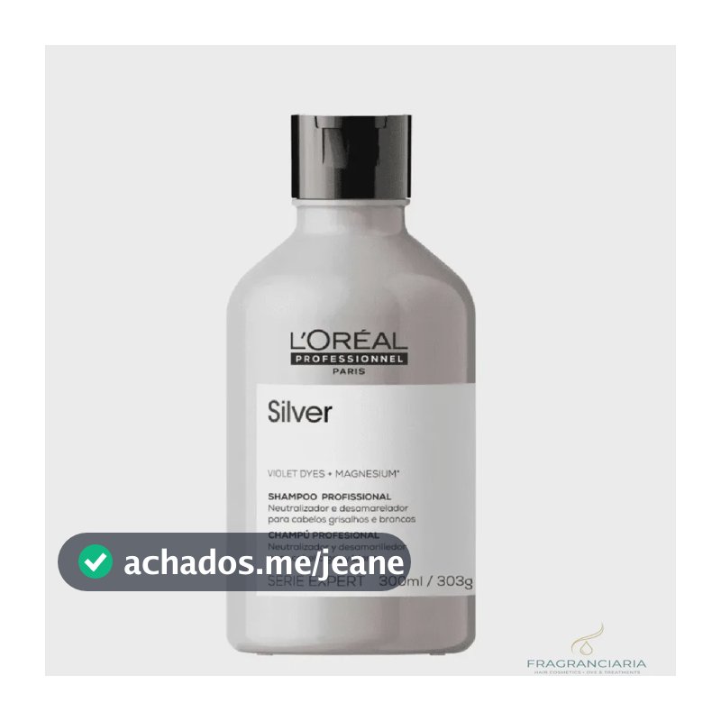 Shampoo Loreal Profissional Serie Expert Silver de 300ml - Matizador