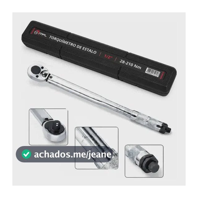 Torquimetro De Estalo 1/2 Pol 2.8 A 21kg Crv Reversível MFL