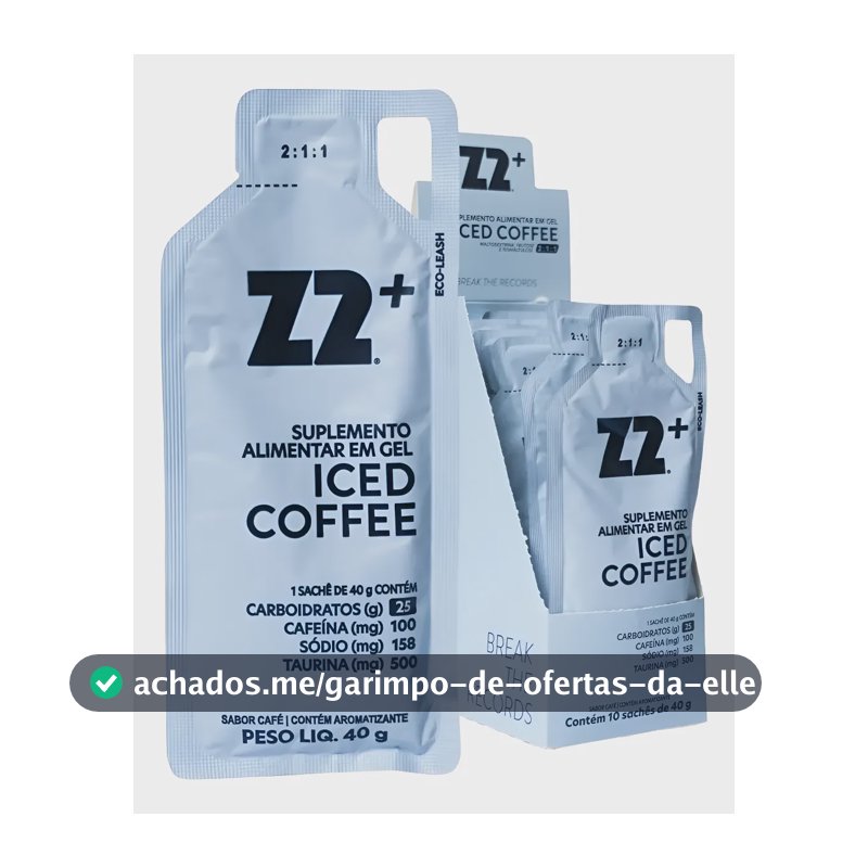Energy Gel Z2+ Iced Coffee Box 10 Unidades Iced Coffee