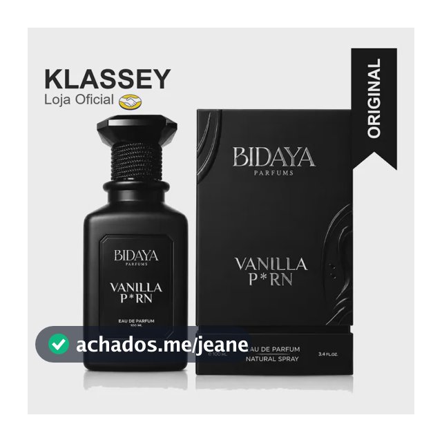 Perfume Árabe Bidaya Vanilla Porn Prn Edp 100ml