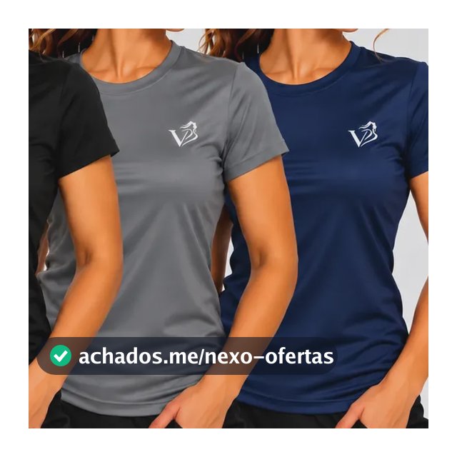 Kit 4 Camisetas Dry Fit Feminina Térmica Academia Treino