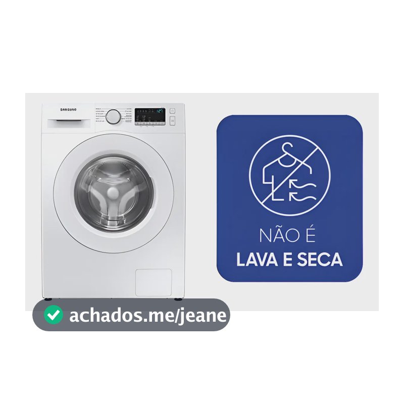 Lavadora Digital Inverter Samsung Ww11t Branca 11kg Cor Branco