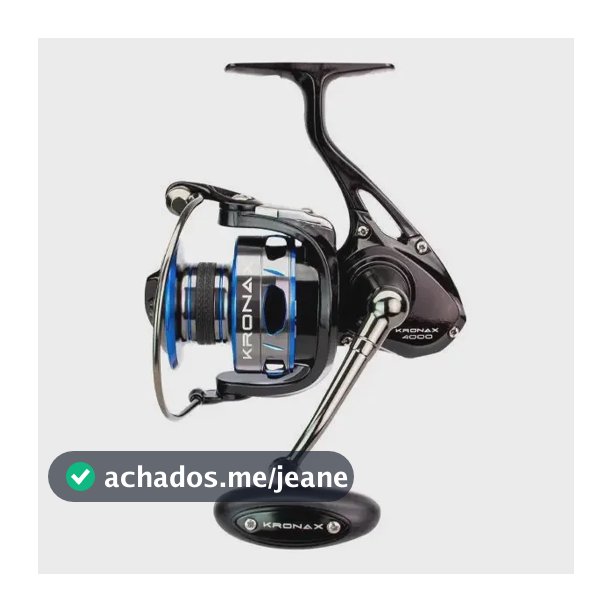 Molinete Pesca Kronax 4000 1 Disco Carbono Rec:5.2:1 Rol:7