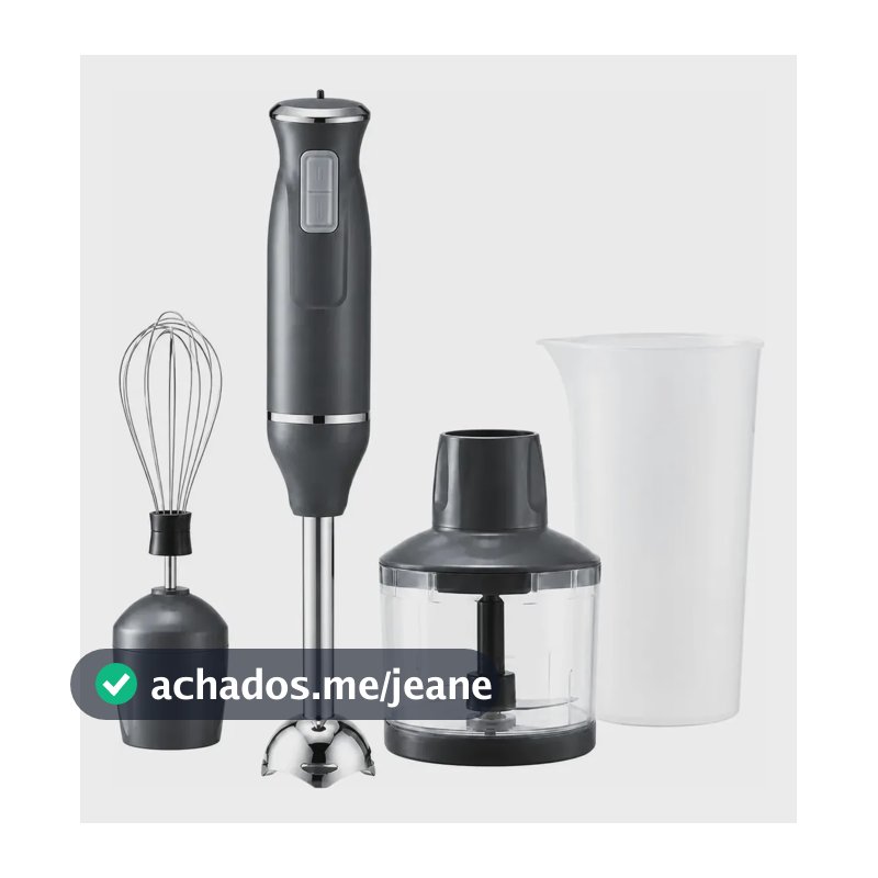 Mixer Power Inox 3 Em 1 600w Elgin Lunar - Cinza Lunar 127v Cinza 127v