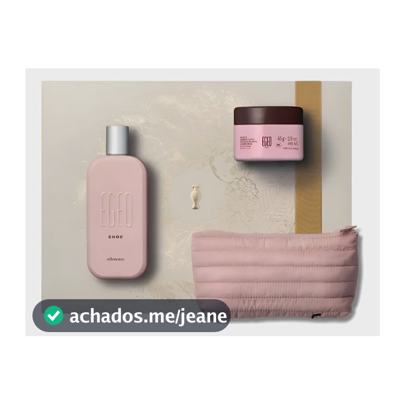Kit Presente Egeo Choc Natal 25 ( 3 Itens) - O Boticario Egeo