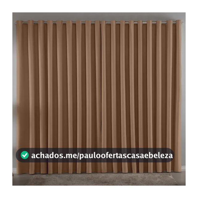 Cortina Blackout Em Tecido 3x2,80 100% Corta Luz Veda Calor
