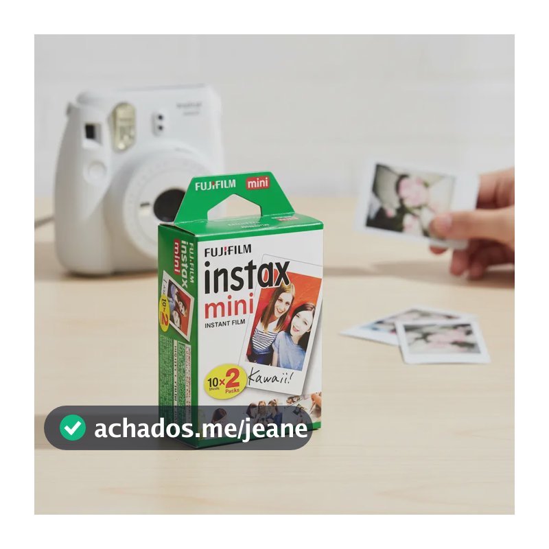 Filme Instax Mini 8 9 10 11 12 Fujifilm 20 Fotos Colorido