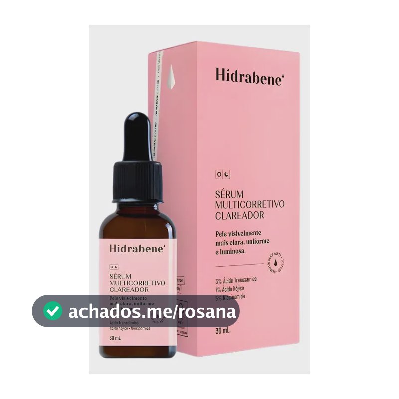 Serum Hidrabene Multicorretivo Clareador 30ml Tipo de pele Mista