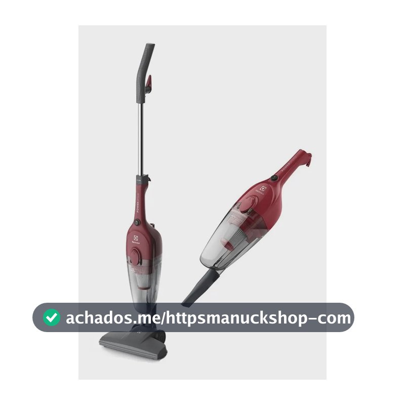 Aspirador De Pó Vertical Com Fio Portátil De Mão 2 Em 1 1100w De Potencia Com Cabo Elétrico De 5 Metros E 1,2 Litros De Capacidade Com Filtro Hepa Electrolux STK13 Vermelho