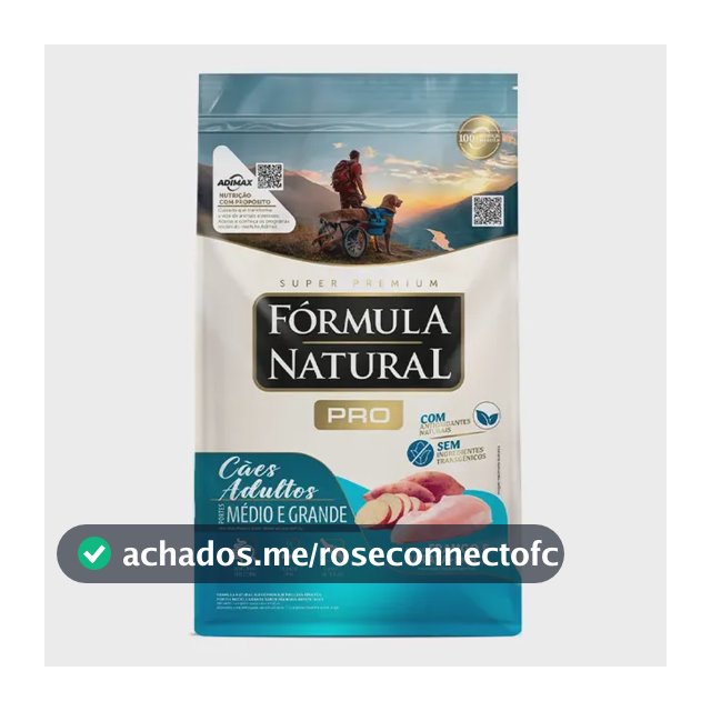 Fórmula Natural Pro Cão Adulto Médio e Grande 15kg