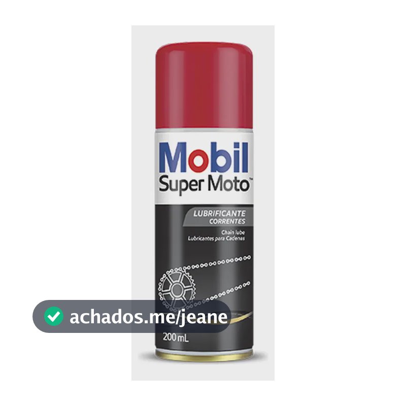 Spray Lubrificante Mobil Corrente Super Moto Chain Lub 200ml