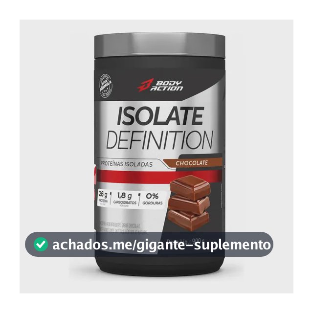 Bodyaction Tradicional Proteínas Isolate Definition Pó Chocolate