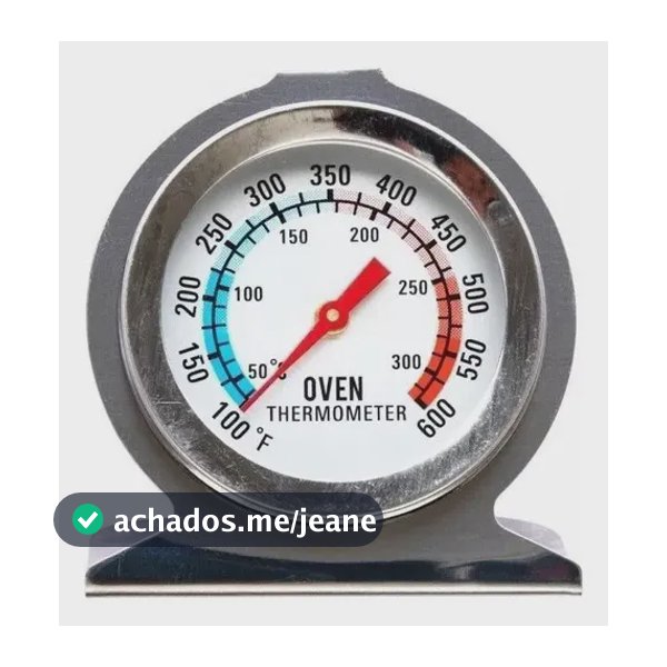 Termômetro De Forno Inox 300°c Culinária - Gastronomia