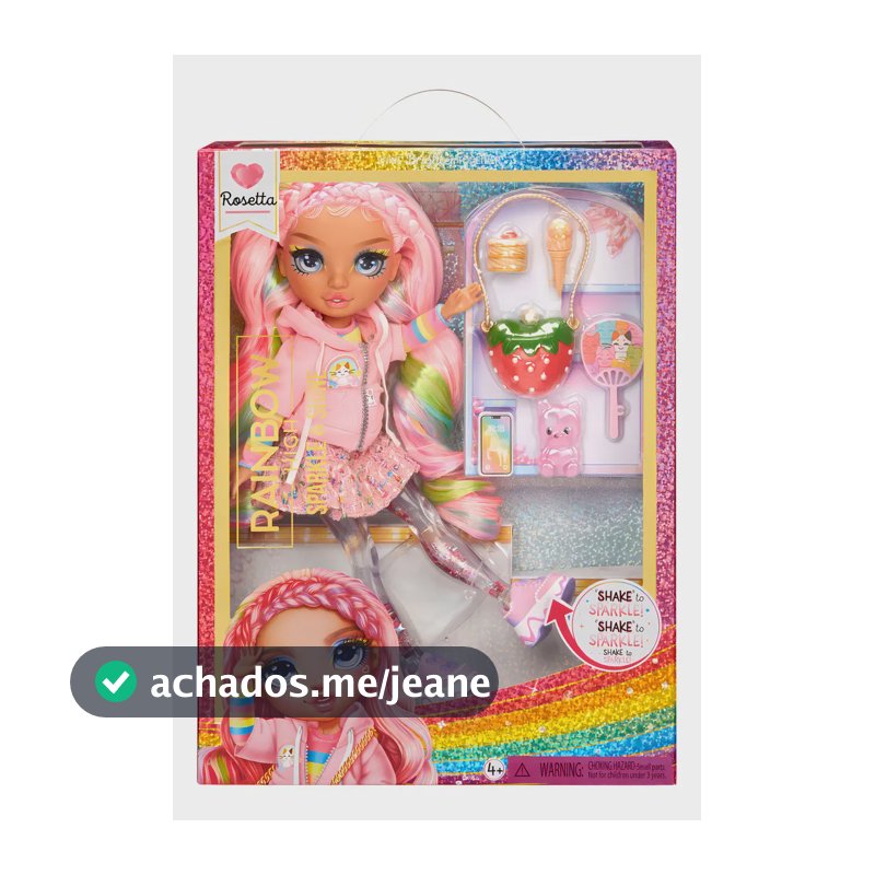 Rainbow High Sparkle & Shine Fashion Dolls- Rosetta (pink)