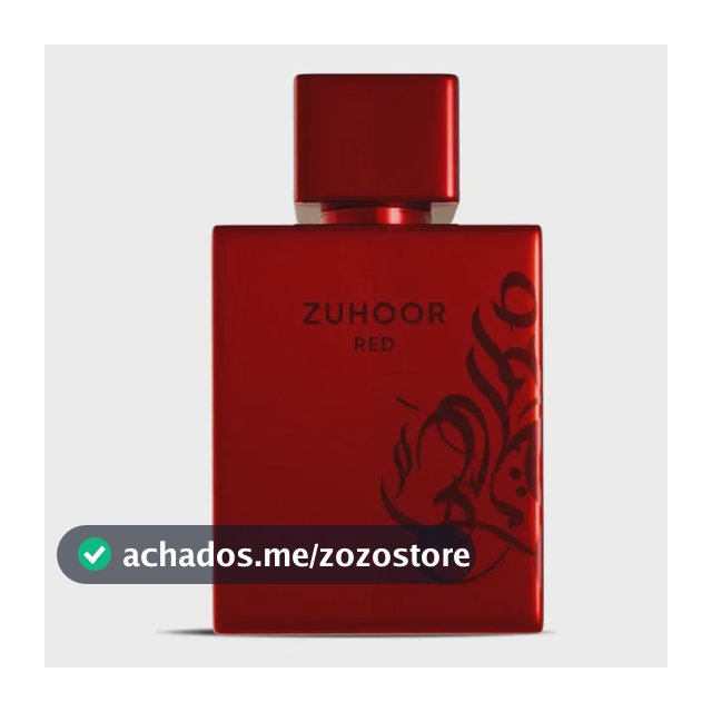 Perfume Árabe Mawwal Zuhoor Red 100ml Eau De Parfum Feminino