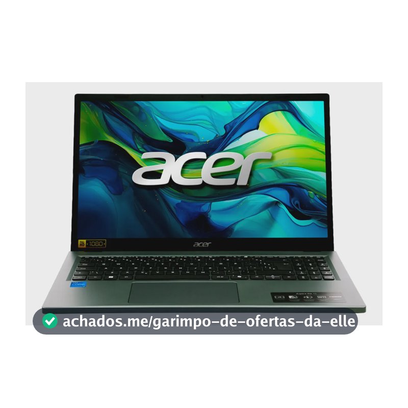 Notebook 15.6" Acer Aspire Go com Tela IPS Full HD Touchscreen Processador Intel Core i7 de 13ª Geração 16GB RAM DDR5 SSD de 512GB Tecla Copilot IA Windows 11