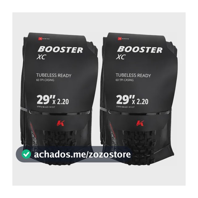 Par Pneu Booster Xc Elite K1227 Sct 29x2.20 Kvl Tubeless Mtb Preto