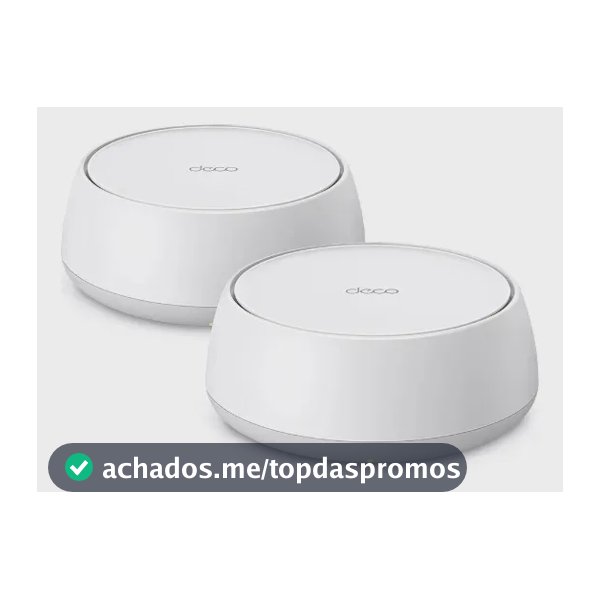 Roteador Wi-Fi 7 Mesh TP-Link Deco BE22 Dual Band Be3600 Backhaul Gigabit (Pack com 2)