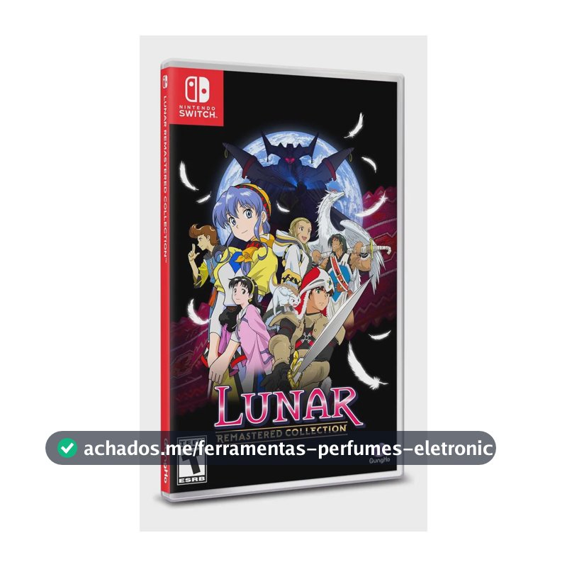 Jogo Lunar Remastered Collection Switch Midia Fisica