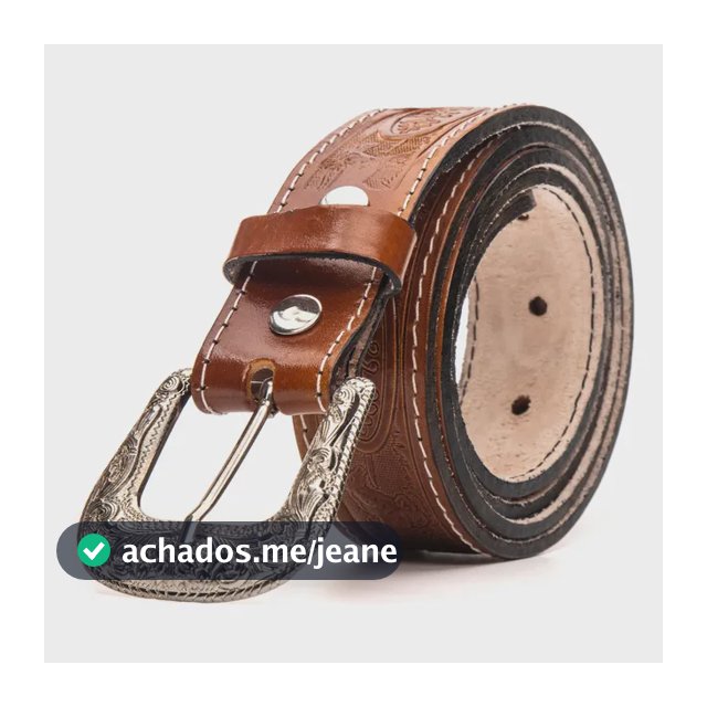 Cinto Country Sertanejo Artesanal Unissex Couro Legitimo