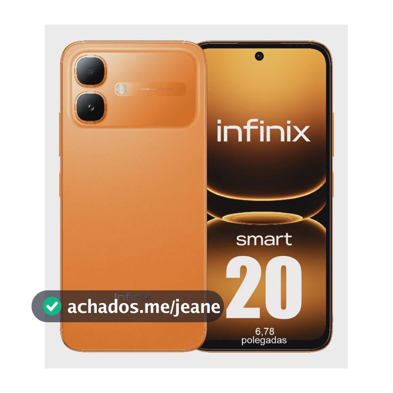 Infinix Smart 20 Dual Sim 4gb Ram 128gb Celular Laranja