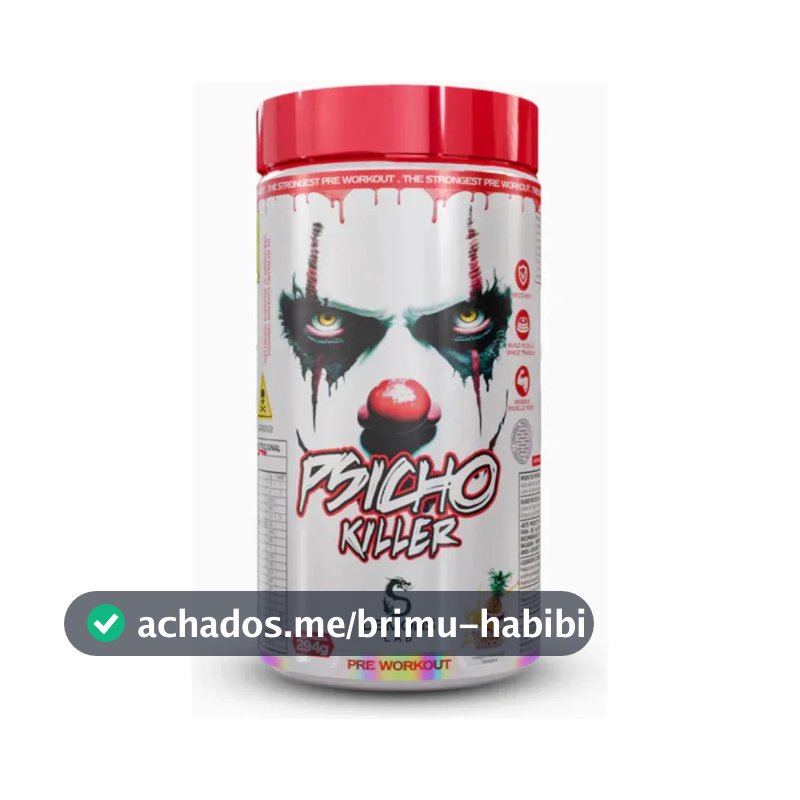 Suplemento Nutricional Demons Lab Psico Killer em Pó 294g de Yellow Blood