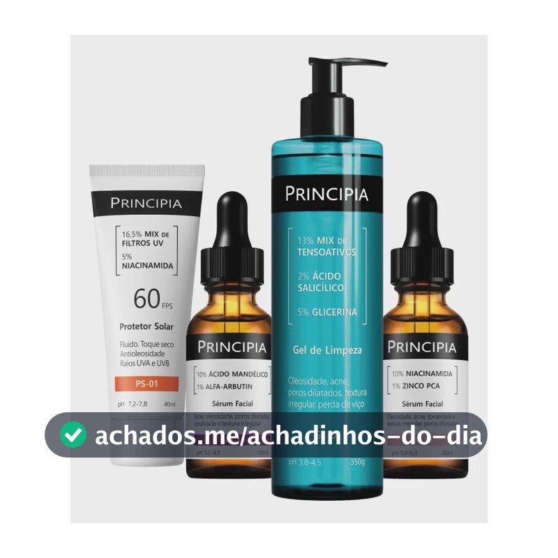 Principia Kit Anti-Manchas Essencial – Rotina Completa Dia e Noite
