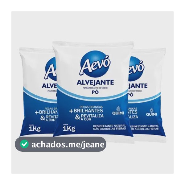 Percarbonato De Sódio 3 Kg Tira Manchas Alvejante Sem Cloro 3 Kg
