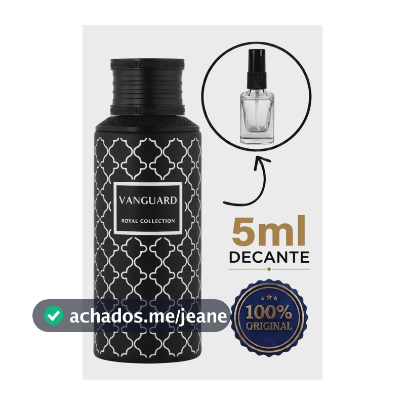 Perfume Árabe - Maison Asrar - Vanguard Edp 5ml - Unissex