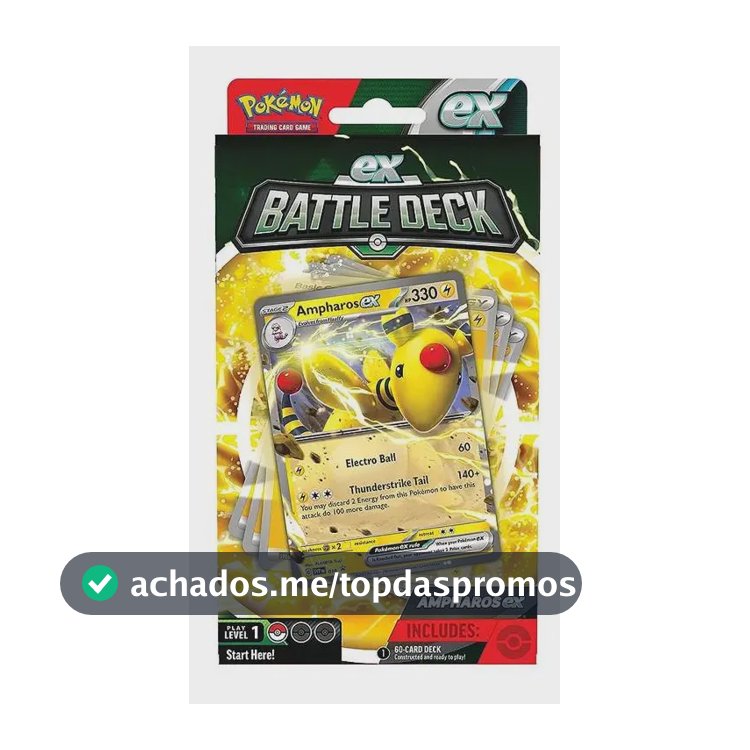 Baralho Batalha Ex Ampharos ex Copag 41073 Deck