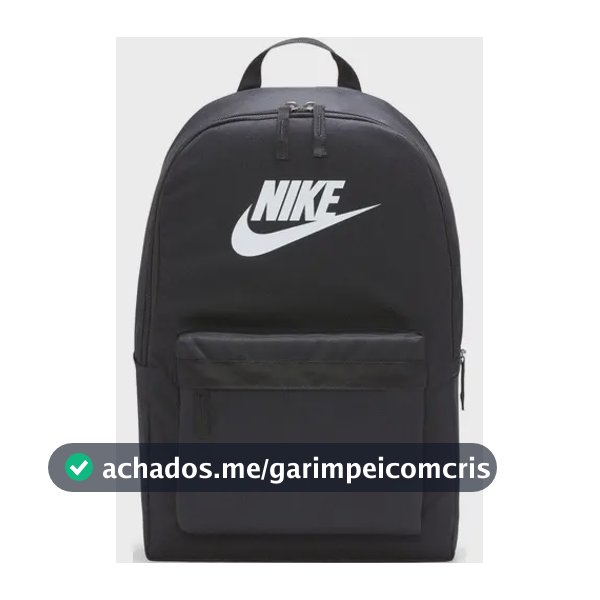 Mochila masculina Nike Heritage Backpack cor preta