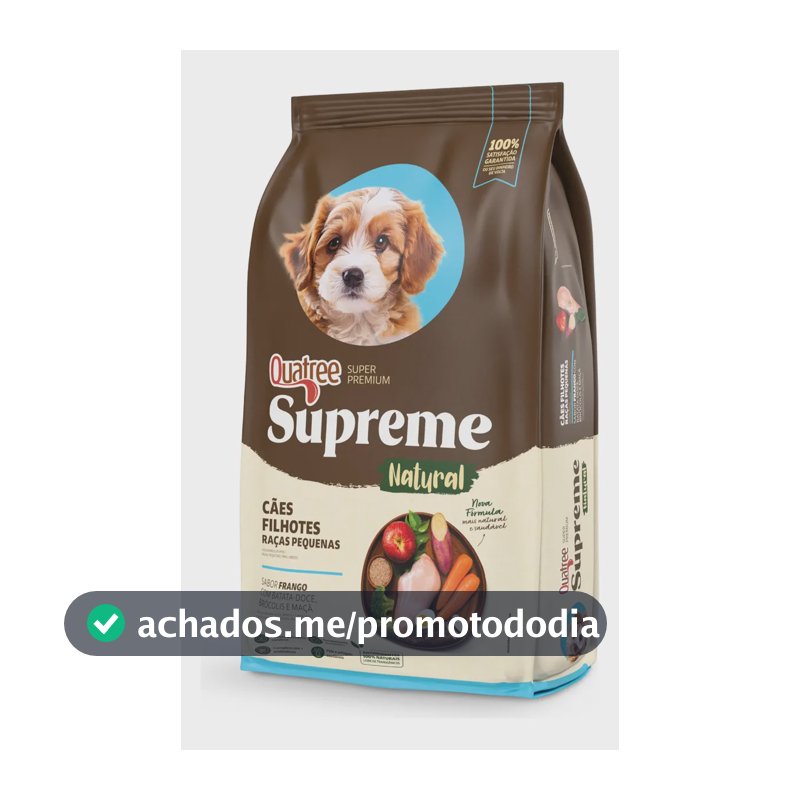 Ração Filhote Quatree Raças Pequenas Supreme 10kg