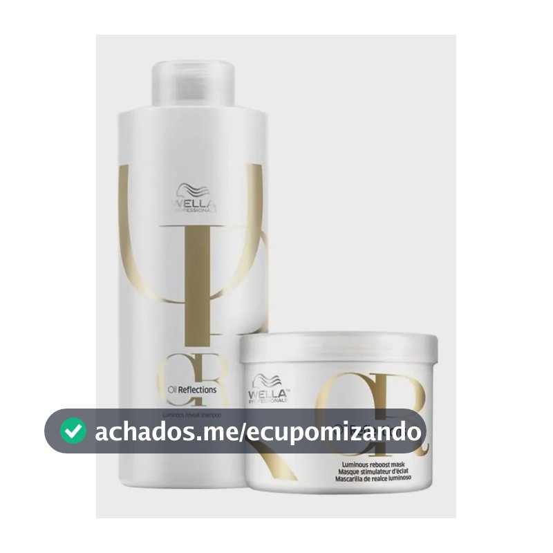Wella Professionals Oil Reflections - Shampoo 1000ml + Máscara 500ml Kit
