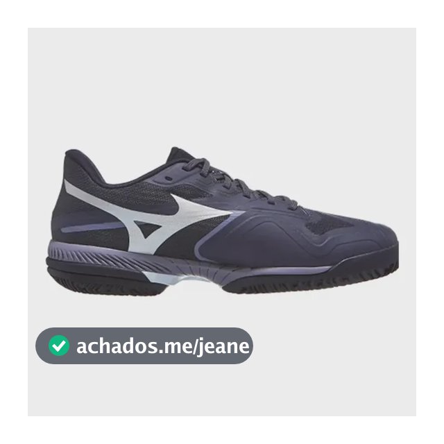 Tênis Mizuno Wave Exceed Court Cc Cinza/branco Masculino