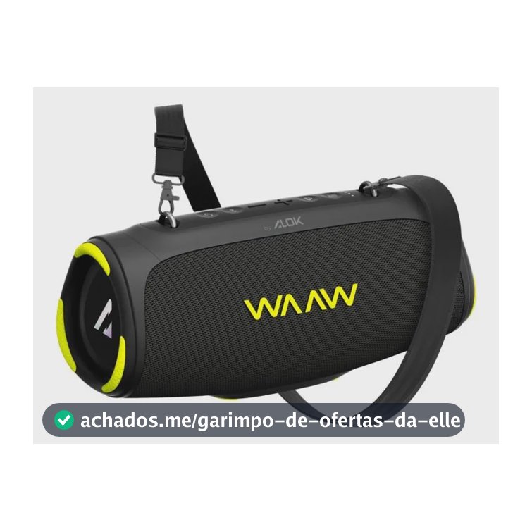 Caixa De Som Waaw Boom 110 Bluetooth 40w Portátil Ipx7