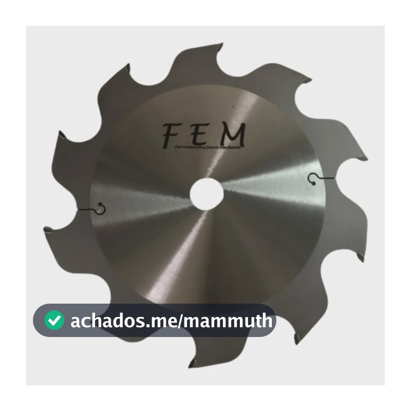 Disco De Serra Circular 350 X 10 Dentes Corte 4,5mm F.30 Fem 10 Dentes
