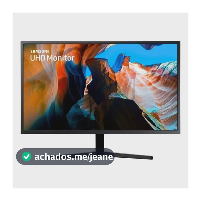 Monitor Samsung UJ59 32" UHD Tela Plana Painel VA 60Hz 4ms HDMI FreeSync Game Mode LU32J590UQLMZD