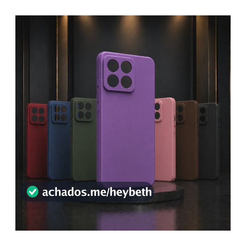 Capa Capinha Compatível Motorola Edge 60 Pro 5g Aveludada Uva Capa Edge 60 Pro