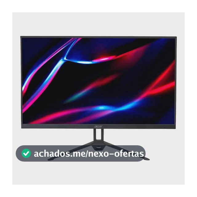 Monitor Gamer 27" Acer Nitro KG3 KG273 G0bi com Tela IPS Full HD 120Hz 1ms VRB Adaptive Sync Game Mode AcerVision Care e Design ZeroFrame