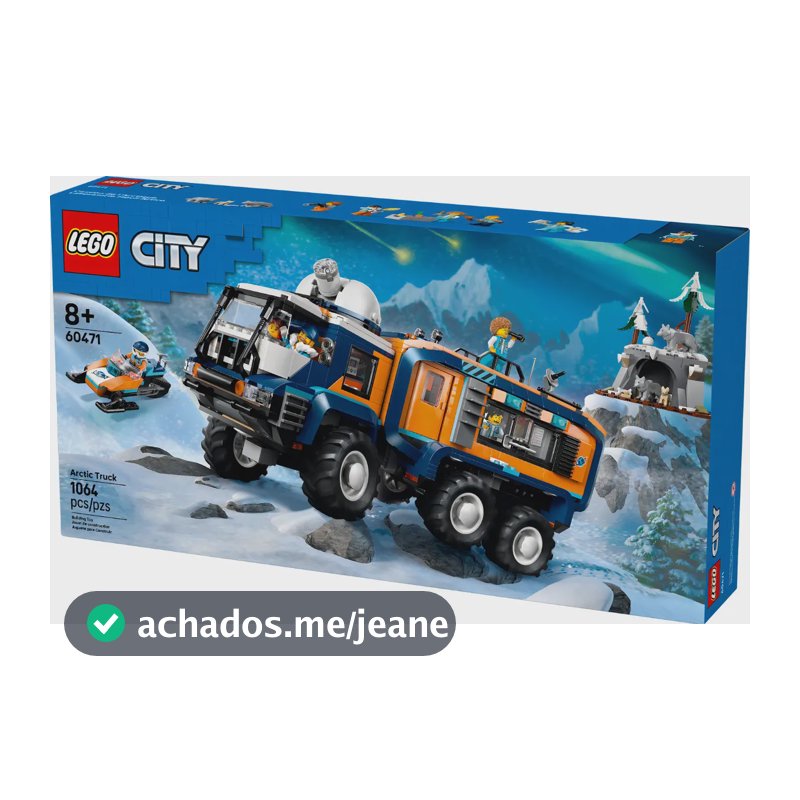 Lego Caminhão Laboratório Dos Exploradores Do Ártico 60471