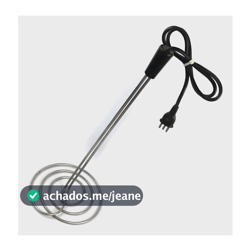 Ebulidor Fazendeiro Aquecedor Esterilização Cerveja Artesanal Esquenta Agua Rabo Quente Elétrico Inox Tomada 220v Mergulhão 3000w