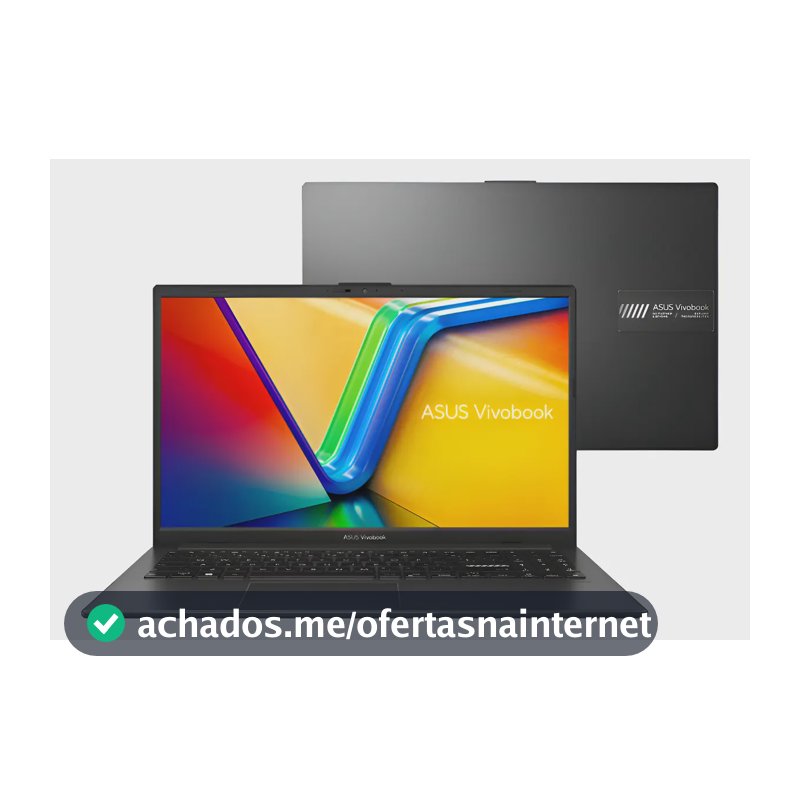 Notebook Asus Vivobook Go E1504fa Ryzen 5 7520u 8gb 512gb  Preto