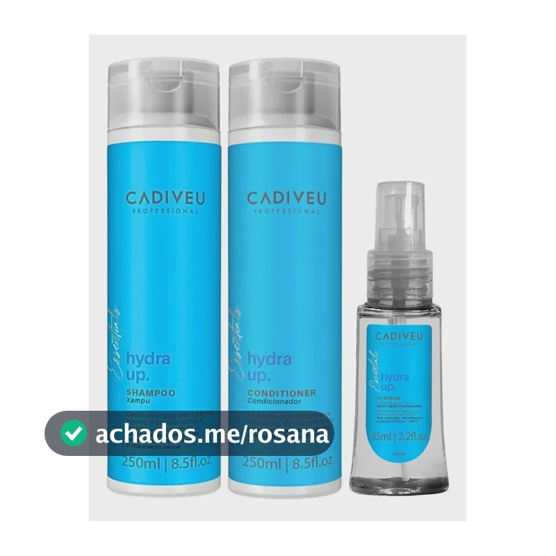 Cadiveu Hydra Up Shampoo & Condicionador 250ml + Sérum 65ml