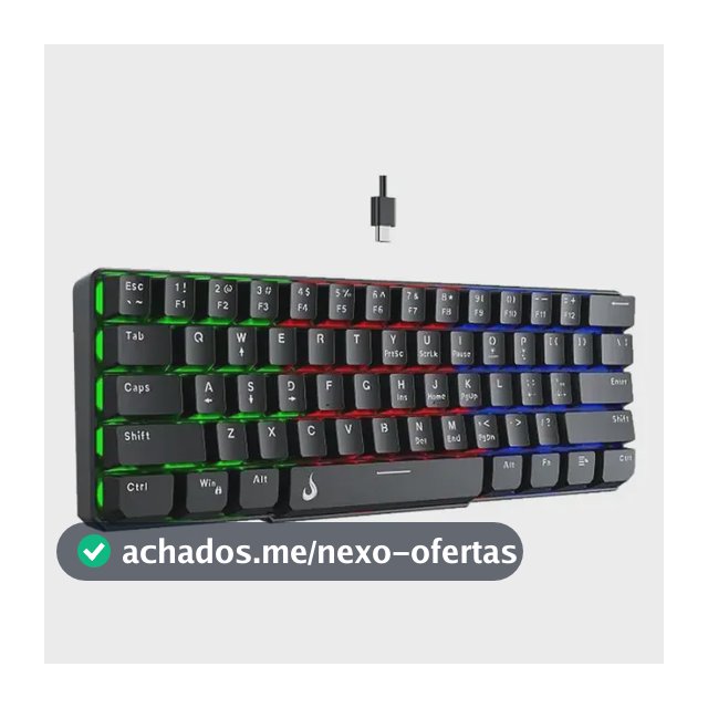 Teclado Semi Mecânico | Rise Mode | G2 Mini Rgb Cor De Teclado Preto Idioma Inglês Us