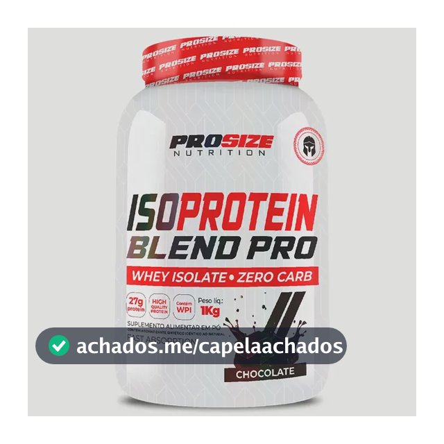 Iso Protein Blend Pro 1kg Proteína Definição Recuperação Chocolate
