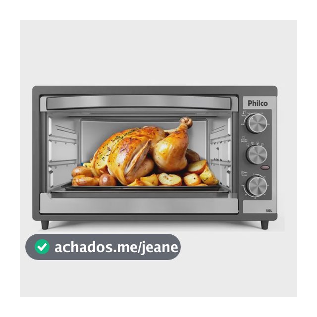 Forno Elétrico Philco 50L Dupla Resistência PFE52P