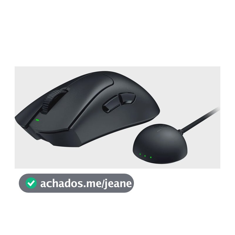 Mouse Gamer Sem Fio, Razer DeathAdder V4 Pro, Esports, 45K DPI, 56g, Sensor Focus Pro 45K Gen-2, 8000 Hz, Switches Ópticos Gen-4, Scroll Óptico, Bateria Até 150h, Nasa