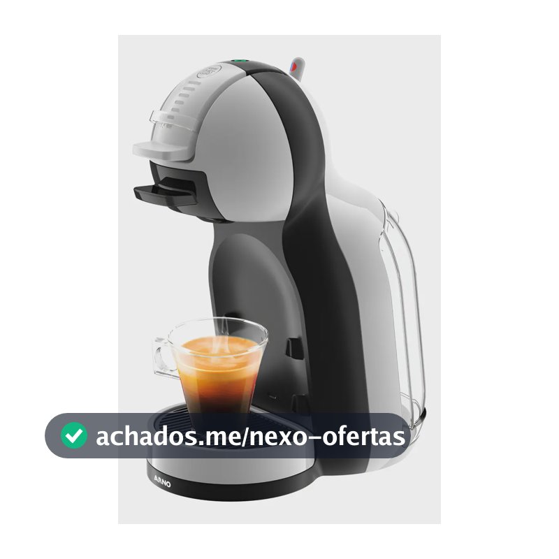 Cafeteira Nescafé Dolce Gusto Mini Me Cinza E Preta 110v Cor Preto