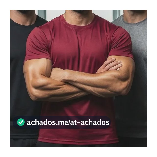 Kit 5 Camisetas Básicas Masculina Dry Fit Lisa Tradicional